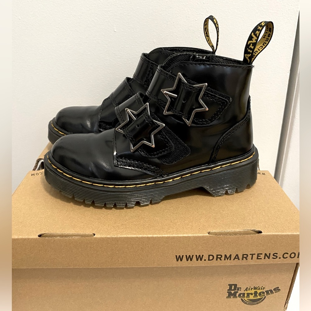 Dr. Martens  JUNIOR DEVON BEX LEATHER ANKLE BOOTS